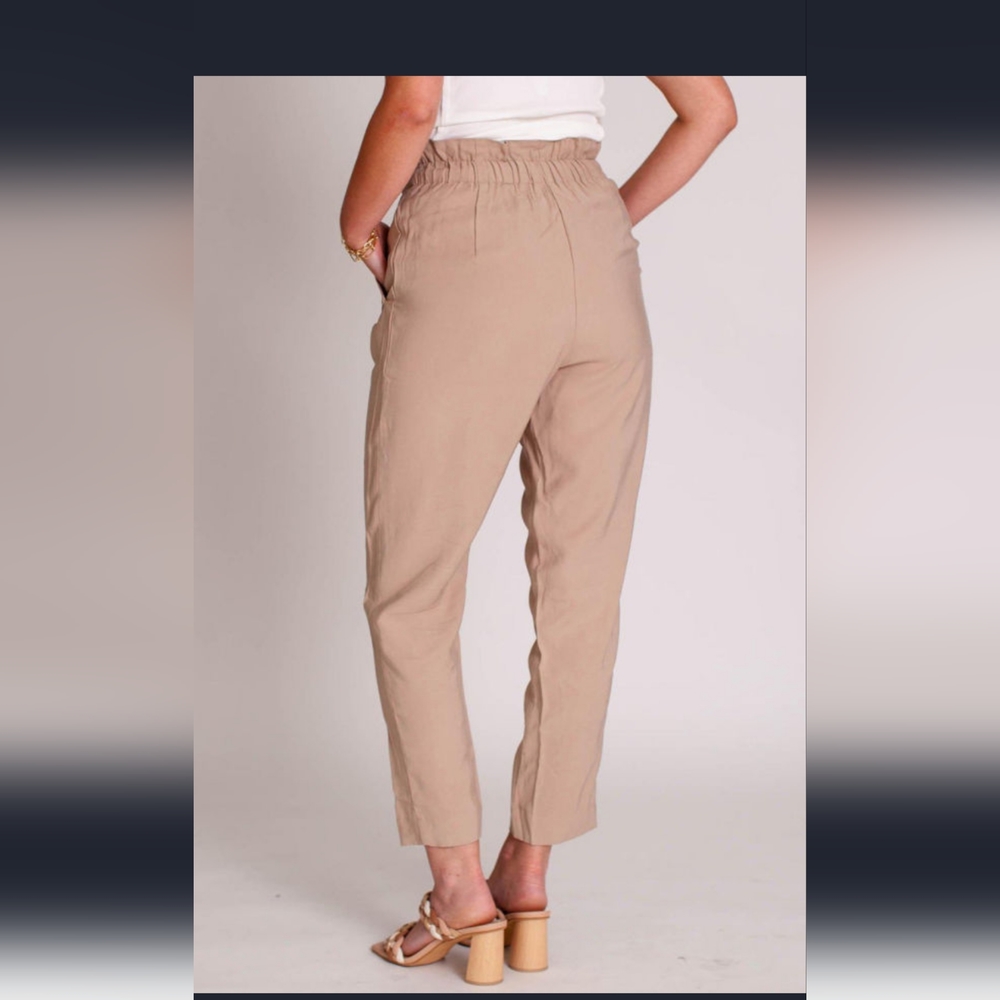 New Khaki Solid Color Pants - Picture 3 of 7